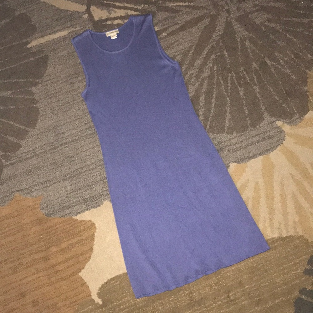 Purple silk Ann Taylor dress, size small